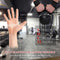 Half Finger Lederen Gewatteerde Gym Workout Handschoenen met Pols Wrap, Extra Grip Non Slip Geventileerde Gewichtheffen Handschoenen voor Pull Ups, Training, Rolschaatsen