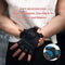 Half Finger Lederen Gewatteerde Gym Workout Handschoenen met Pols Wrap, Extra Grip Non Slip Geventileerde Gewichtheffen Handschoenen voor Pull Ups, Training, Rolschaatsen