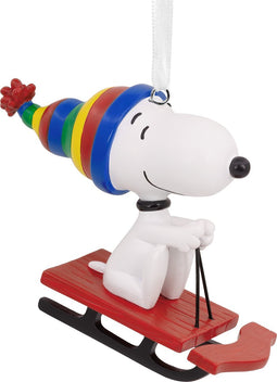 Hallmark Kerstornament snoopy sled