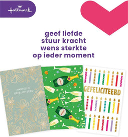 Hallmark navulset wenskaarten | felicitatie | pak van 6 stuks