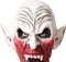 Halloween/Horror eng verkleed masker - Ork/zombie/monster/duivel - wit/bloed - volwassenen - Latex