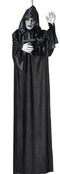 Halloween/horror thema hang decoratie Geest/spook Priester - met LED licht - enge/griezelige pop - 120 cm