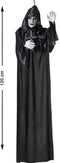 Halloween/horror thema hang decoratie Geest/spook Priester - met LED licht - enge/griezelige pop - 120 cm