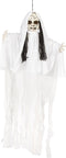 Halloween/horror thema hang decoratie pop geest/spook - met LED licht - enge/griezelige pop - 100 cm
