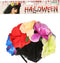 Halloween/horror verkleed diadeem/tiara/bloemenkrans - zombie/heks/day of the dead - dames/meisjes
