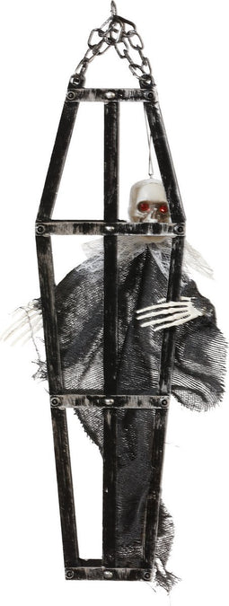 Halloween Skelet in Kooi 40cm