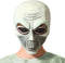 Halloween verkleed masker - Geest/Alien/Horror - wit/grijs - volwassenen - Latex