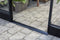 Halls Greenhouses Fundering Qube 128 - Zwart Gecoat