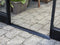Halls Greenhouses Fundering Qube 128 - Zwart Gecoat