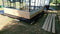 Halls Greenhouses Fundering Qube 66 - Zwart Gecoat