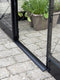 Halls Greenhouses Fundering Qube 66 - Zwart Gecoat