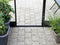 Halls Greenhouses Fundering Qube 66 - Zwart Gecoat