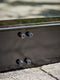 Halls Greenhouses Fundering Qube 88 - Zwart Gecoat