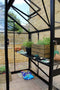 Halls Greenhouses Tafel Birdlip 64 -Geïntegreerd Zwart Gecoat