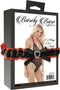 Halterbody kant en mesh Barely Bare - - Zwart