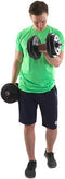 Halterschijven set 10 kg, Kunststof, 30 mm, 4 x 2,5 kg, Gewichten, Fitness