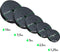 Halterschijven set 10 kg, Kunststof, 30 mm, 4 x 2,5 kg, Gewichten, Fitness