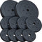 Halterschijven set 30 kg, Kunststof, 2x7,5 kg - 4x2,5 kg - 4x1,25 kg halterschijf, 30 mm boring, Gewichten, Voor effectieve krachttraining, Fitness, Gewichtsschijven, Schijvenset