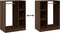 vidaXL - Kledingkast - 77x48x102 - cm - bewerkt - hout - grijs - sonoma - eikenkleurig