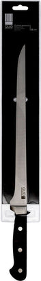 Ham knife Quid Professional Inox Chef Black Metal 28 cm (Pack 6x)