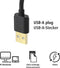 Hama 2in1-micro-USB-kabel met USB-Type-C-adapter, 1 m, zwart