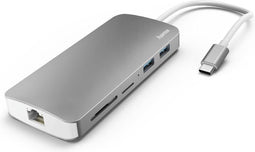 Hama 7in1-USB-C-dockingstation voor 2x USB 3.1, HDMI™, LAN, SD, MicroSD, USB-C