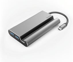 Hama 7in1-USB-C-dockingstation voor 3x USB-A 3.1, HDMI™, VGA, LAN, USB-C (PD)