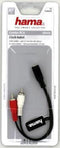 Hama Adapt Kabel 2 Cinch - 3.5 Jack Sock
