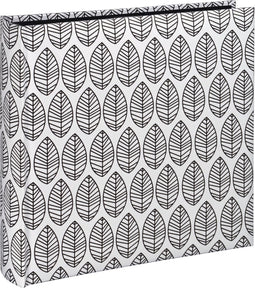 Hama Album XL "La Fleur", 30x30 cm, 100 zwarte pagina's, wit