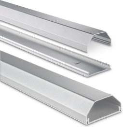 Hama Alu-kabelgoot, hoekig, 110 x 5 x 2,6 cm, zilver