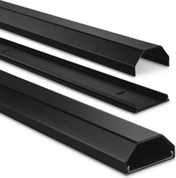 Hama Alu-kabelgoot, hoekig, 110 x 5 x 2,6 cm, zwart