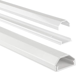 Hama Alu-kabelkanaal, hoekig, 110/3,3/1,7 cm, wit