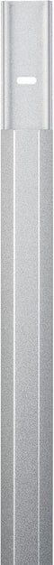 Hama Alu-kabelkanaal, hoekig, 110/3,3/1,7 cm, zilver