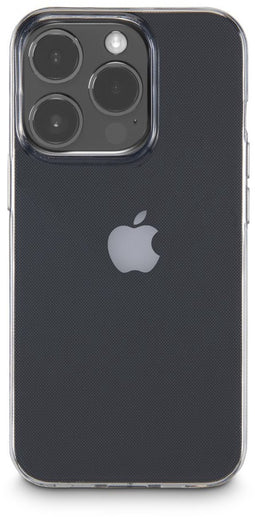 Hama Always Clear Cover Hoesje geschikt voor iPhone 15 Pro Anti-Alip en Flexibel - Transparant