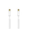 Hama Antennekabel Coax-st. - Coax-st. Verg. Ferriet 1,5 M 90dB Wit