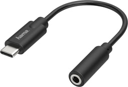 Hama Audio-adapter, USB-C-stekker - 3,5-mm-jack-aansluiting, stereo