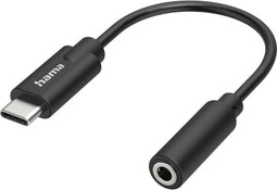 Hama Audio-adapter, USB-C-stekker - 3,5-mm-jack-aansluiting, stereo