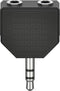 Hama Audioadapter, 3,5-mm-jack-st. - 2 x 3,5-mm-jack-kop., stereo