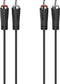 Hama Audiokabel, 2 cinch-stekkers - 2 cinch-stekkers, 5,0 m