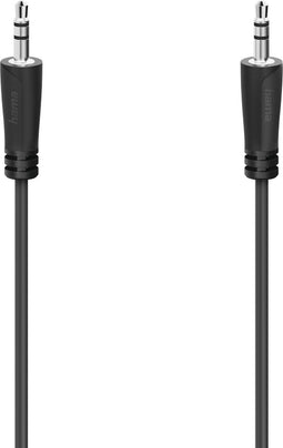 Hama Audiokabel, 3,5-mm-jack-st. - 3,5-mm-jack-st., stereo, 0,5 m