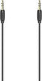 Hama Audiokabel, 3,5-mm-jack-st. - st., stereo, verguld, ultradun, 0,5 m