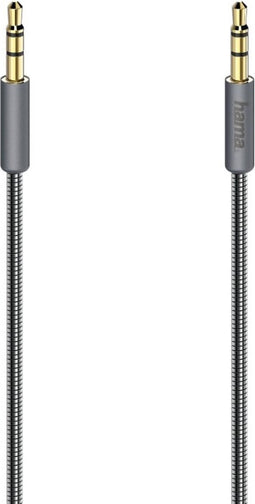 Hama Audiokabel "Elite", 3,5-mm-jack-st. - st., metaal, verguld, 0,75 m