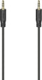 Hama Audiokabel Flexi-Slim 3,5-mm-jack-stekker Verguld Zwart 0,75 M