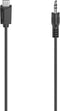 Hama Audiokabel USB-C-stekker - 3,5-mm-jack-stekker Stereo 0,75 M
