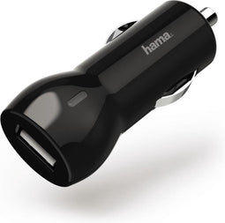 Hama Auto-oplader, 2.4 A, zwart