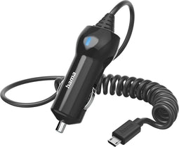 Hama Auto-oplader met micro-USB-aansluiting, 6 W, 1 m, zwart