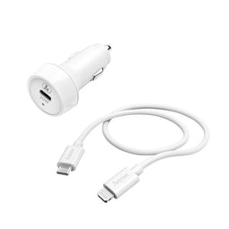 Hama - Autolader hama lightning 20w 1 meter wit | 4 stuks