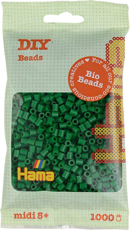 Hama Bio Strijkkralen Groen (010), 1000st.