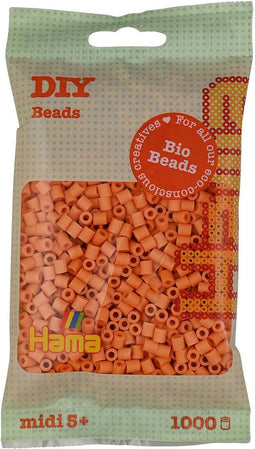 Hama Bio Strijkkralen Licht Abrikoos (105), 1000st.
