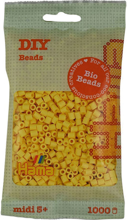 Hama Bio Strijkkralen Lichtgeel (103), 1000st.